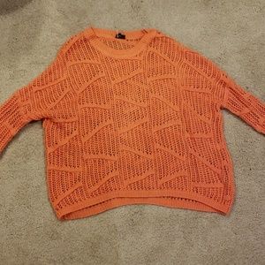 Sparkle and Fade Orange Cream Sweater